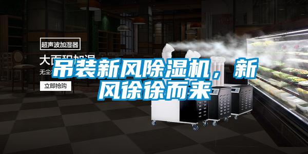 吊裝新風除濕機，新風徐徐而來