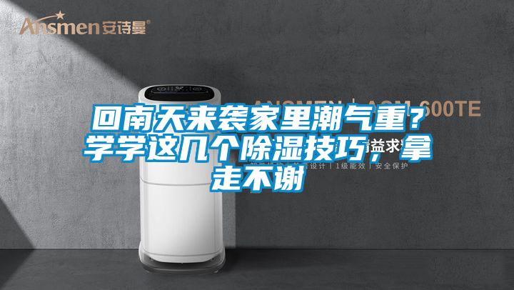 回南天來襲家里潮氣重？學學這幾個除濕技巧，拿走不謝
