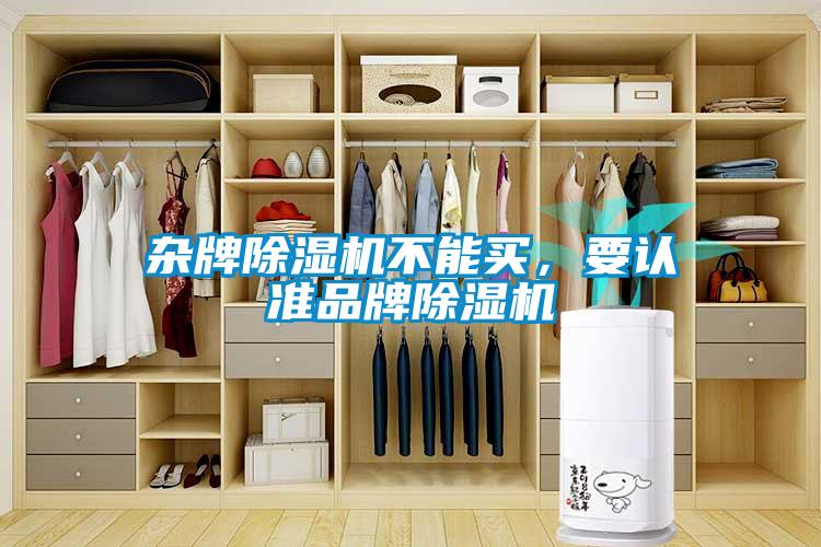 雜牌除濕機不能買，要認準品牌除濕機