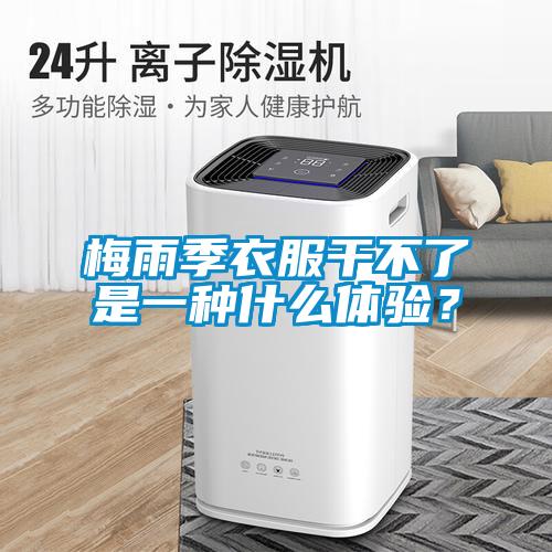 梅雨季衣服干不了是一種什么體驗？