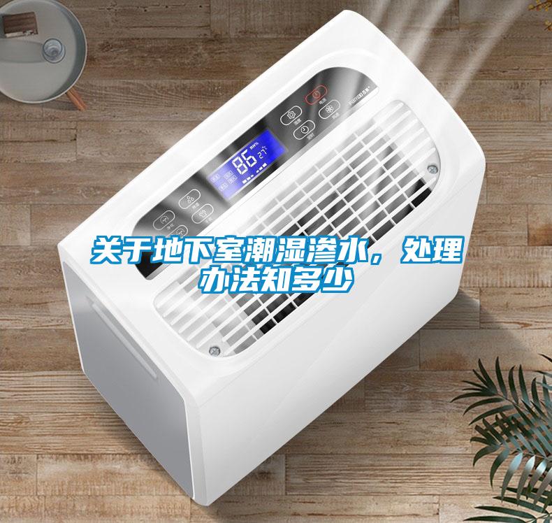 關于地下室潮濕滲水，處理辦法知多少