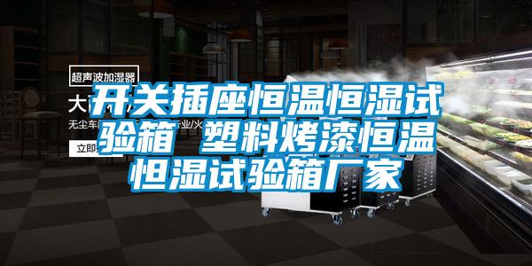 開(kāi)關(guān)插座恒溫恒濕試驗(yàn)箱 塑料烤漆恒溫怛濕試驗(yàn)箱廠(chǎng)家
