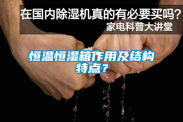 恒溫恒濕箱作用及結(jié)構(gòu)特點？