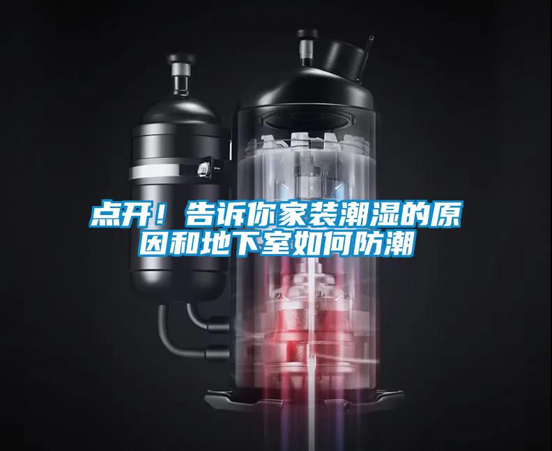 點開！告訴你家裝潮濕的原因和地下室如何防潮