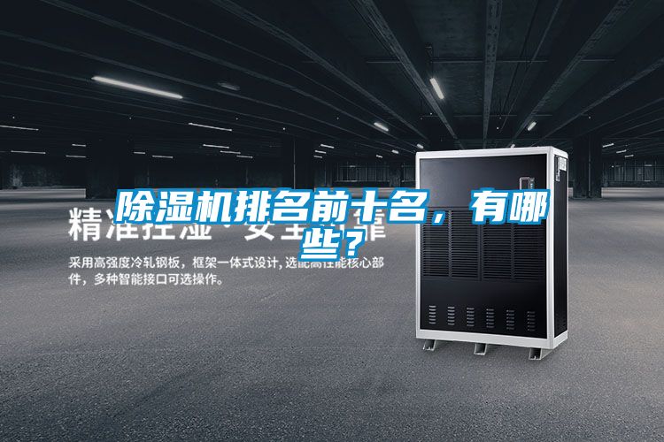 除濕機排名前十名，有哪些？
