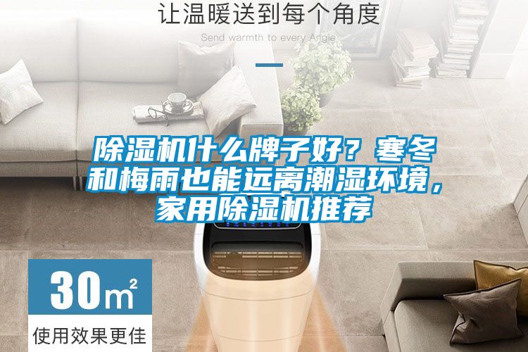 除濕機什么牌子好？寒冬和梅雨也能遠離潮濕環境，家用除濕機推薦