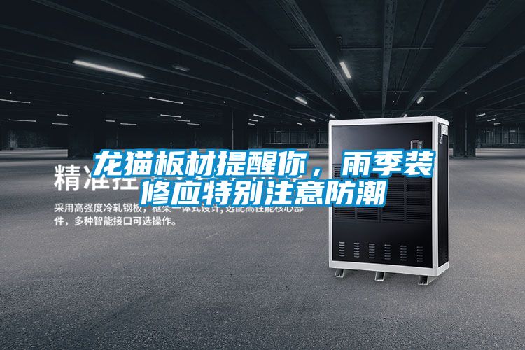 龍貓板材提醒你，雨季裝修應特別注意防潮