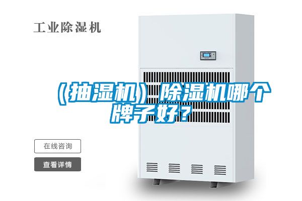 （抽濕機）除濕機哪個牌子好？