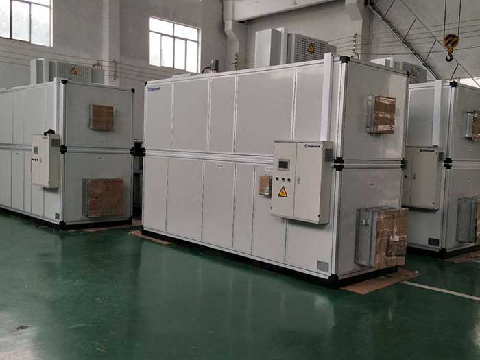 濟南銘威化工鋰電池鈷酸鋰零下40℃露點，三臺全新風轉輪除濕機組
